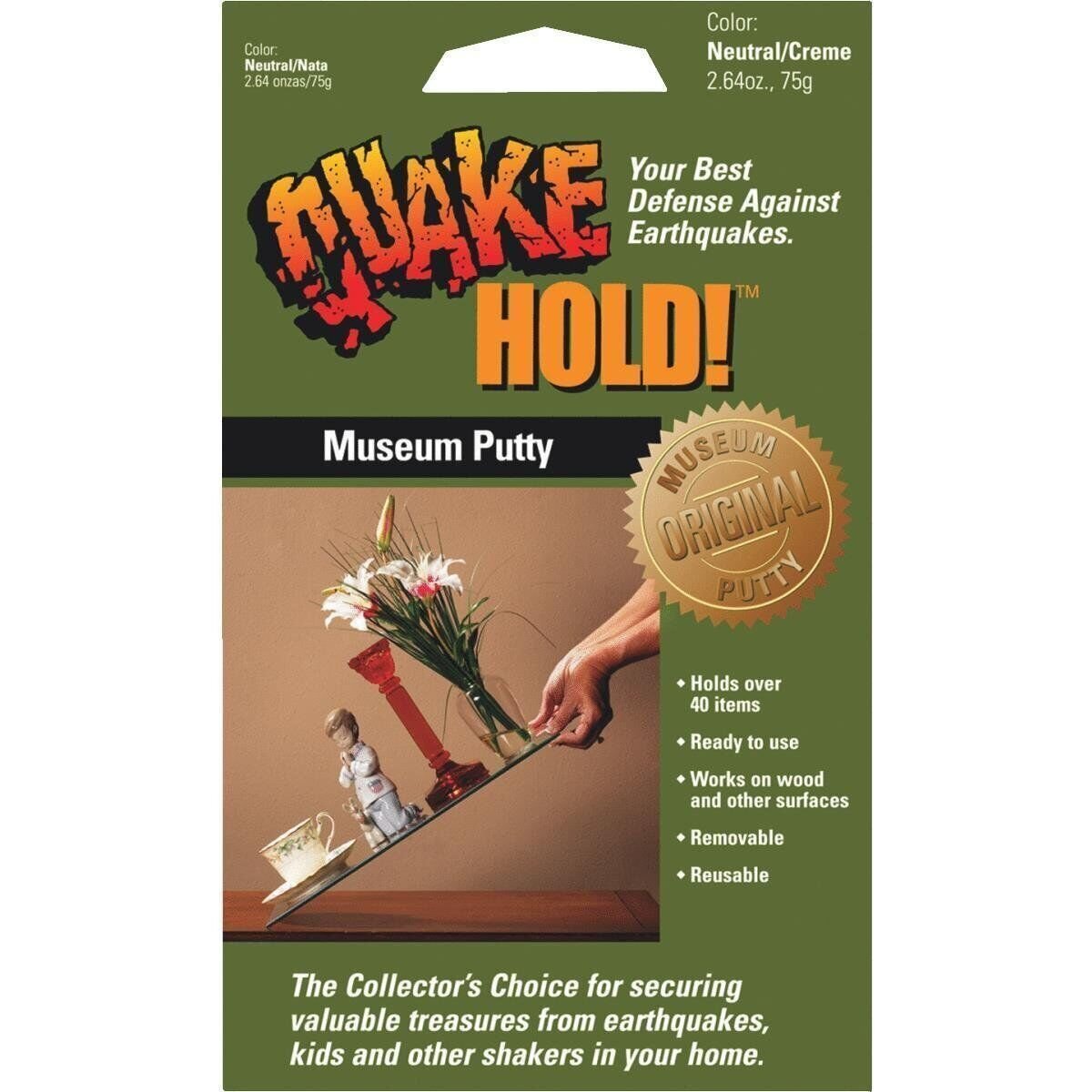 Quake Hold 2.64Oz Museum Putty