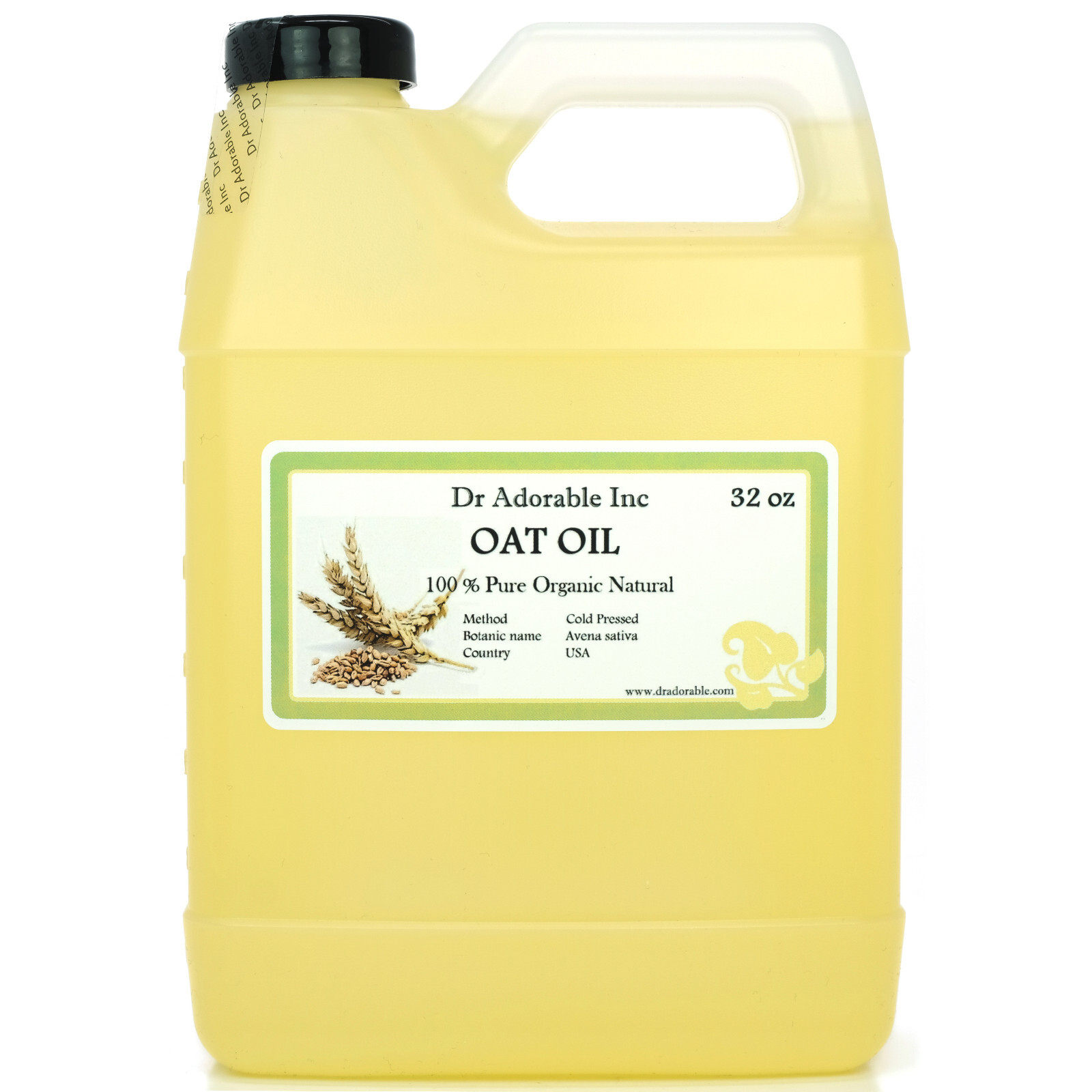 OAT OIL BY DR.ADORABLE 100% PURE ORGANIC NATURAL 2oz 4 oz UP TO 7 LB/ 1 GALLON