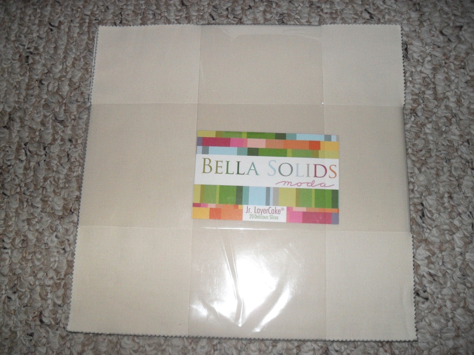 NEW Bella Solids Moda Jr. Layer Cake 20 Count 10″ Squares for Quilting Quilts