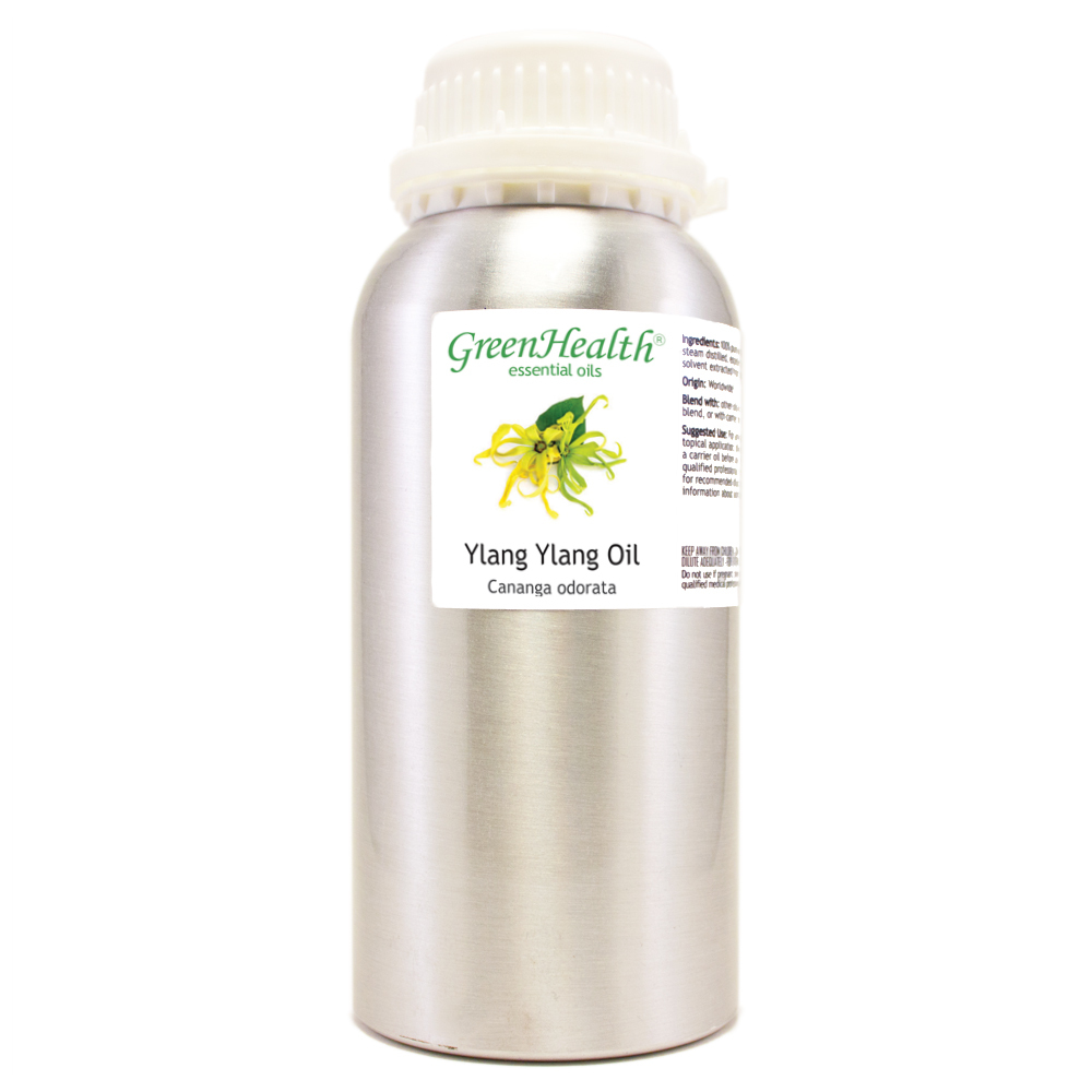 16 fl oz Ylang Ylang Essential Oil (100% Pure & Natural) in Aluminum Bottle