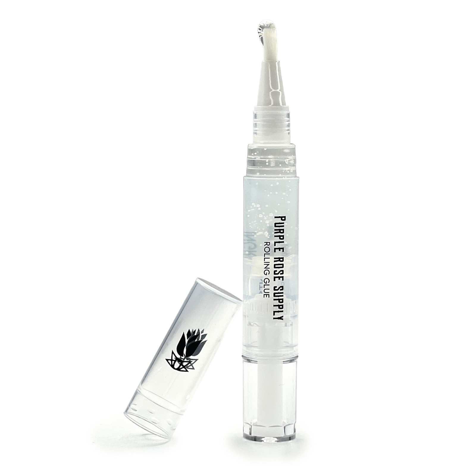 Purple Rose Supply Rolling Glue – 4ml Glue Pen with Brush Applicator – Natura…