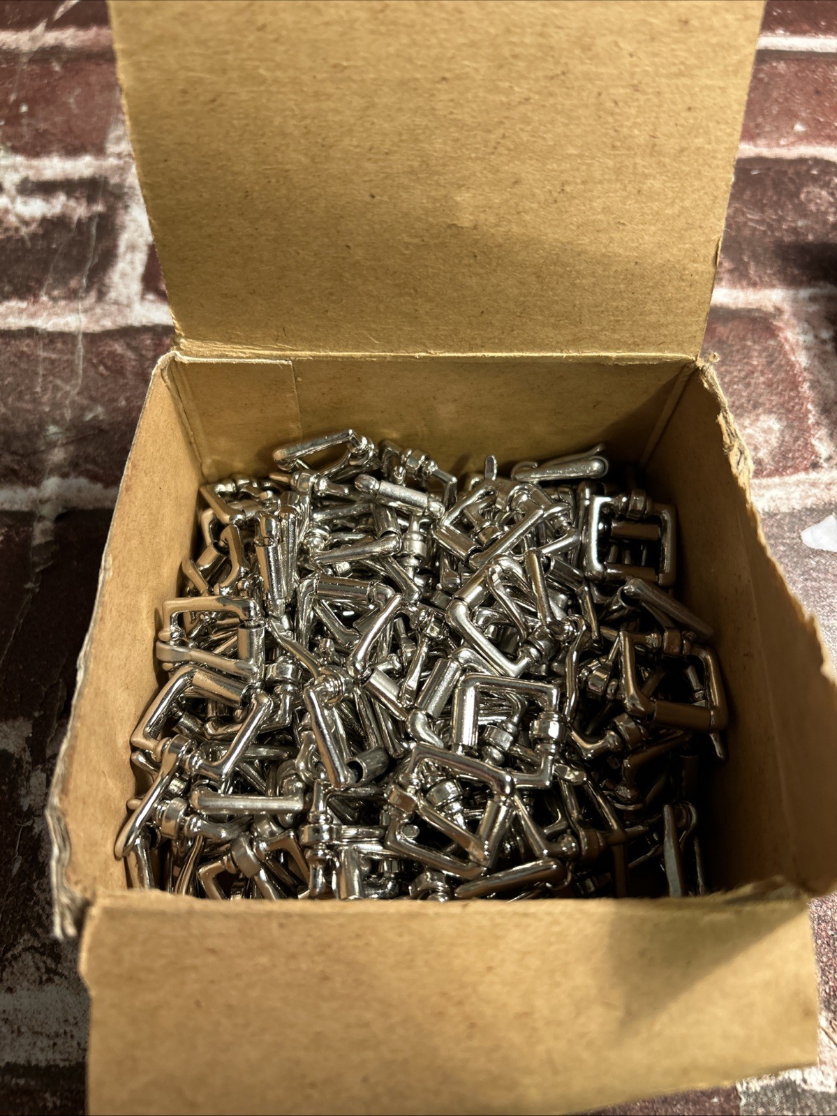 1/2″ Nickel Plated Buckle (Pack Of 100)