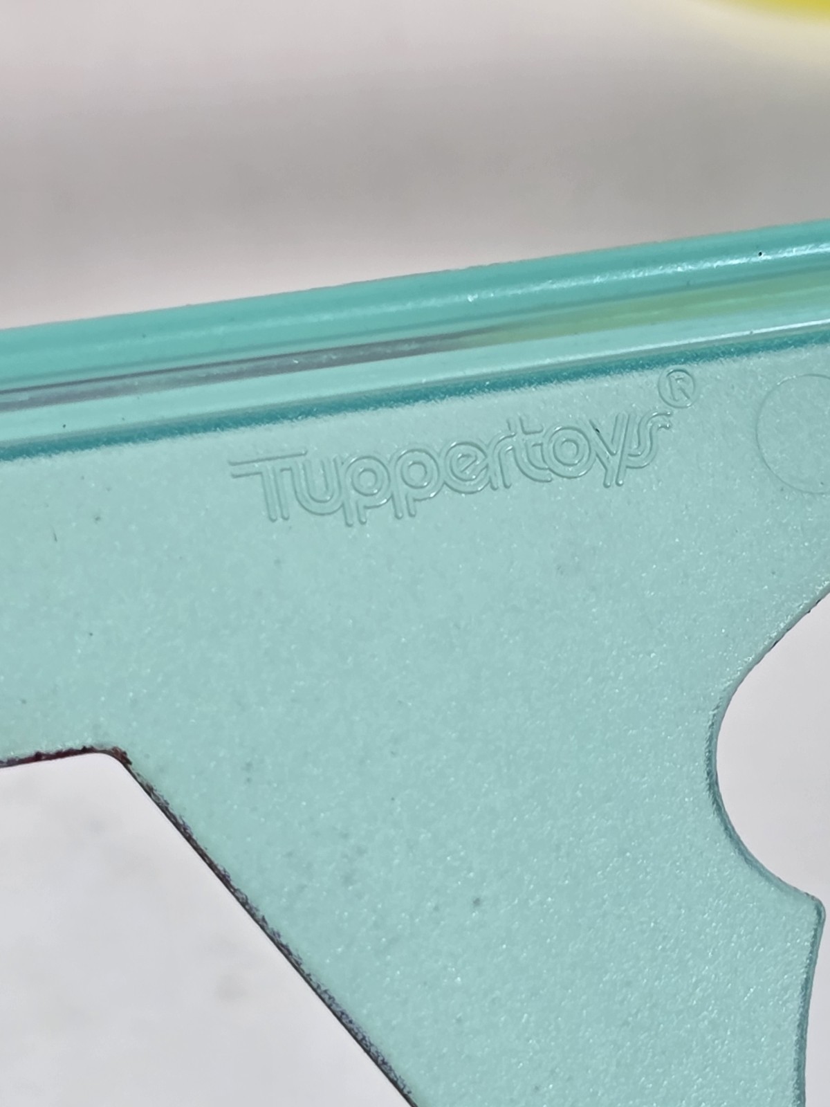 Lot of 10 Vintage Tupperware TupperToys Stencils Letters Transportation Plants