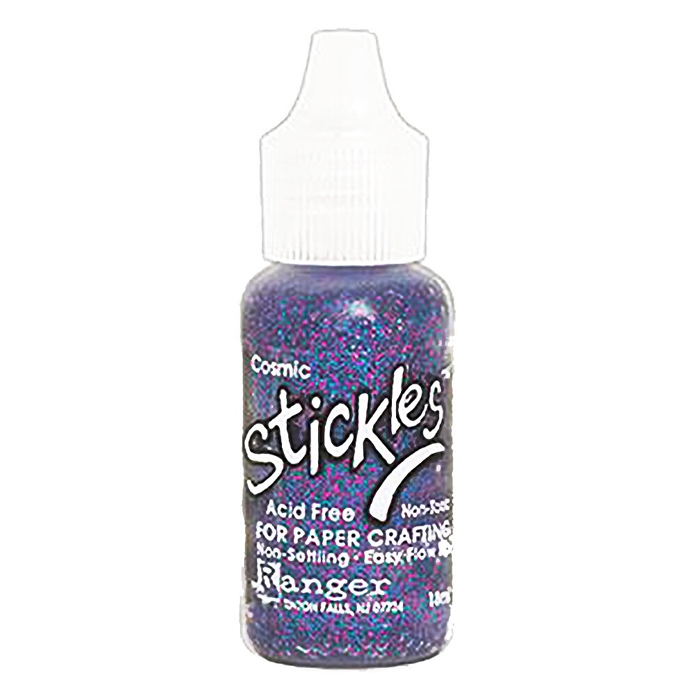 Ranger, Stickles Glitter Glue, Cosmic, Blue Glitter, Pink Highlights, Sparkle