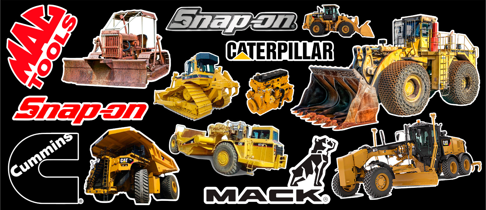 Heavy Equipment Sticker Pack