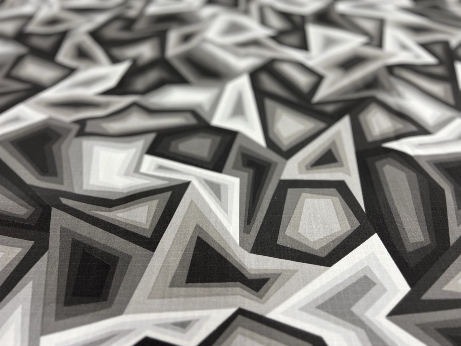 Experimental Military Camo Fabric Grey Digital Geometric MIL-DTL-44436B