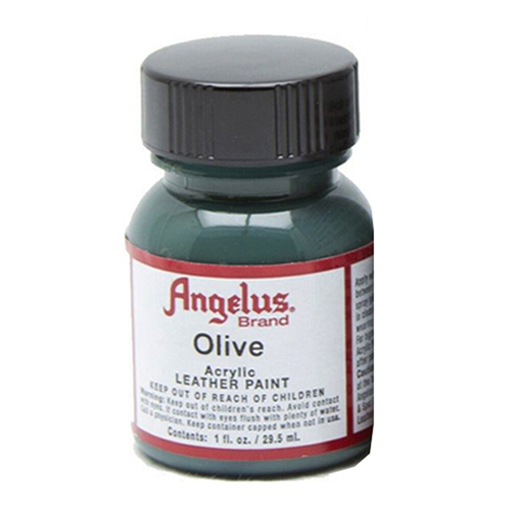 16AS Angelus Acrylic Leather Paint For Purse Leather Vinyl 1 Oz All 80 Colors