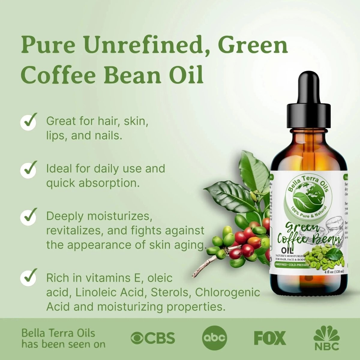 Bulk Wholesale Green Coffee Bean Oil Gallon