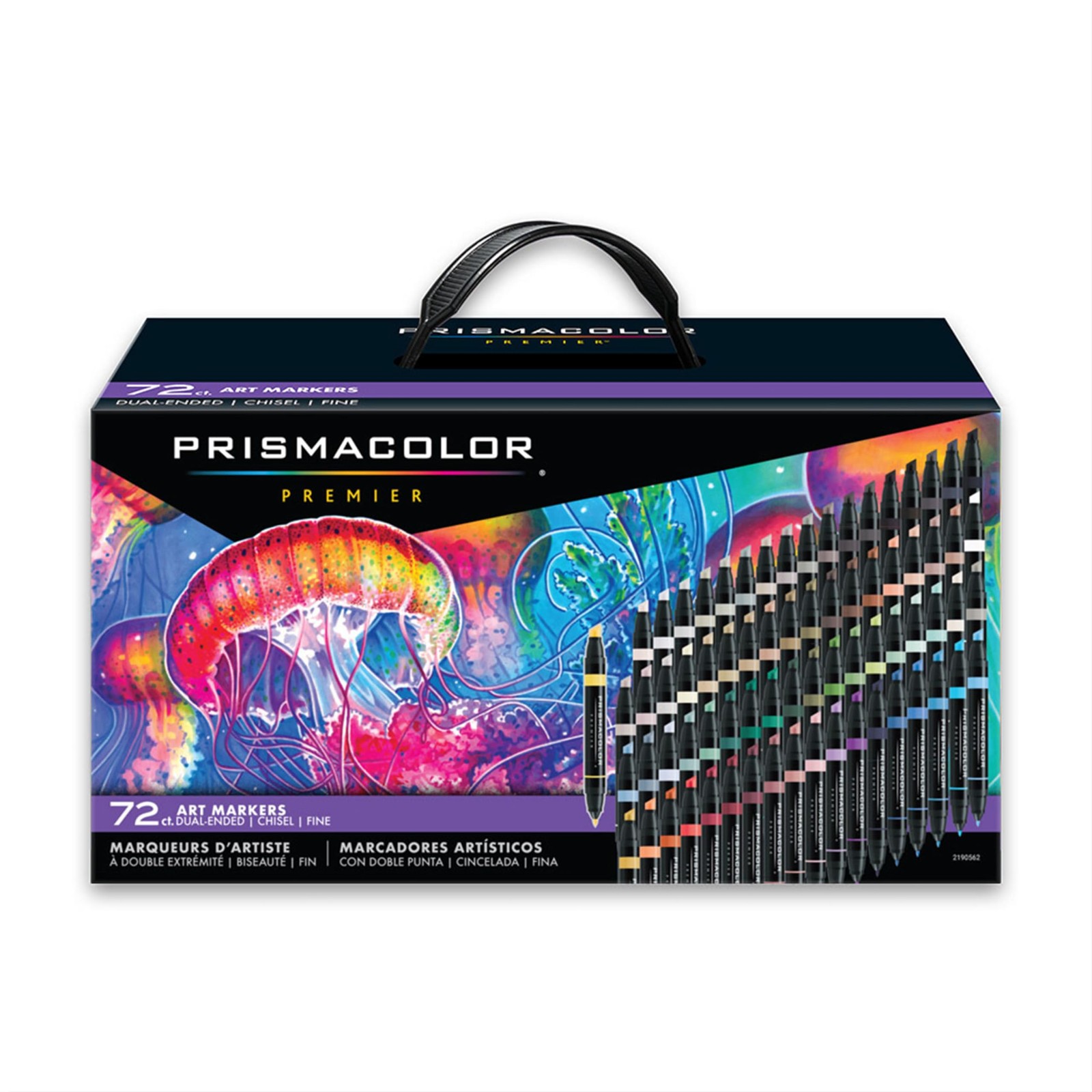 Premier Dual-Ended Art Markers, Chisel and Fine Tips, Assorted Colors, Set of…