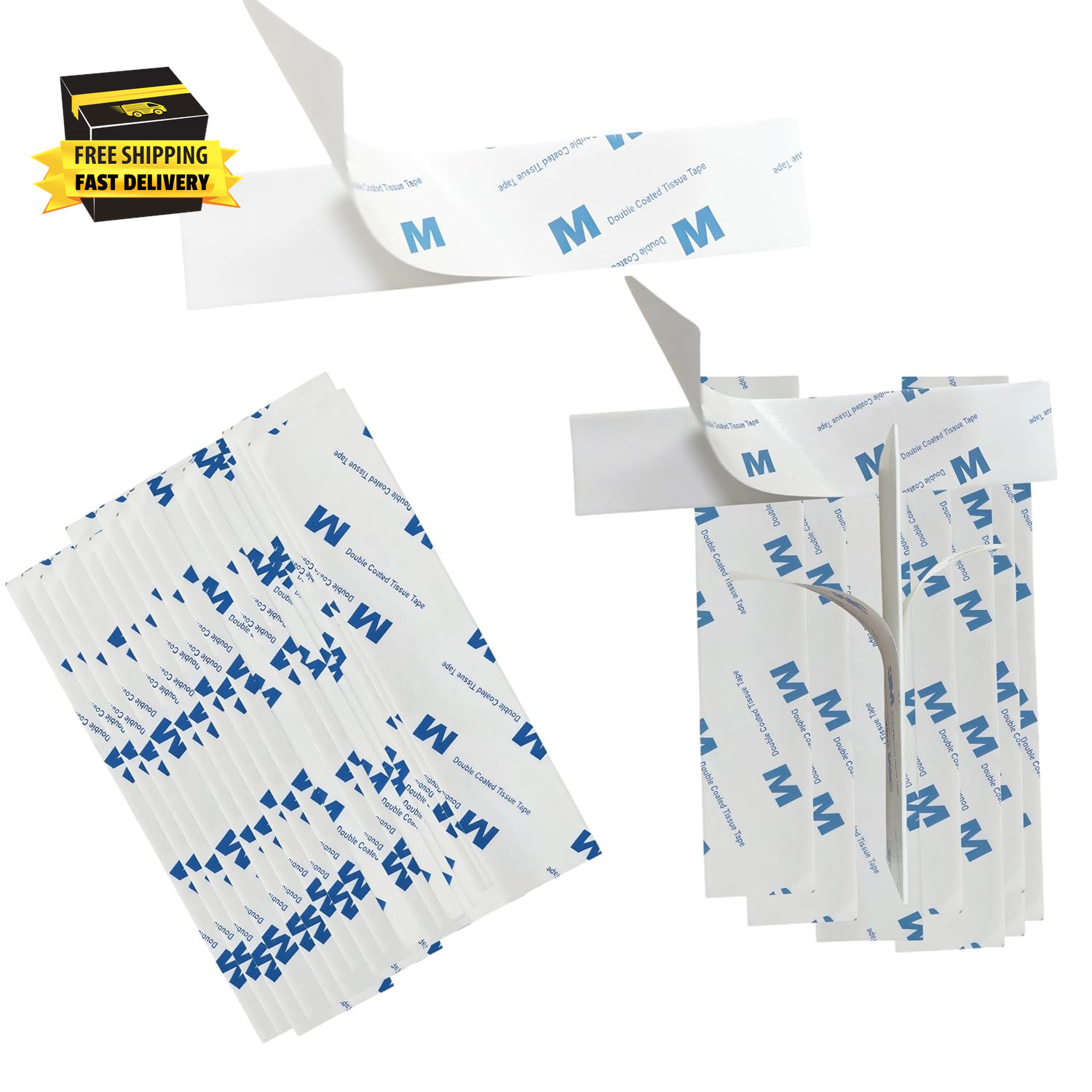 20 Pcs Double Sided EVA Foam Sticker Use for Shelf Dividers Tape Interlocking Ad