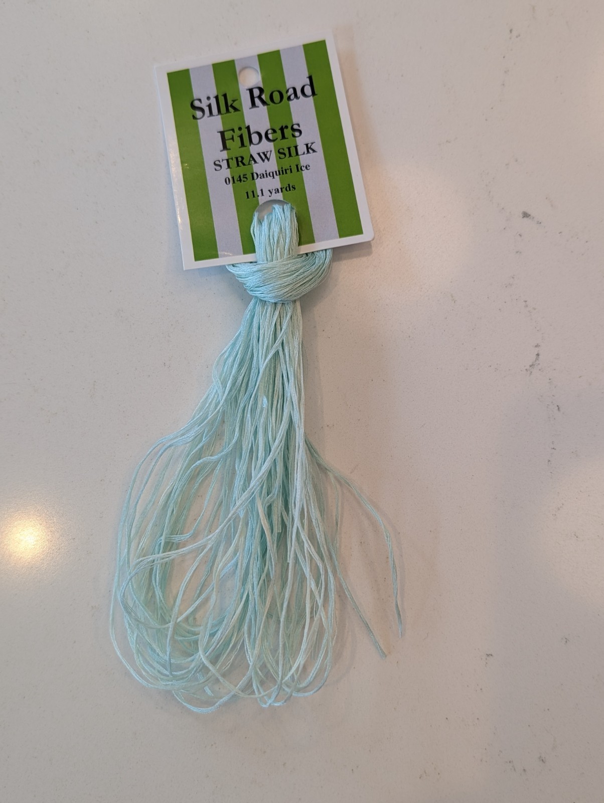 Silk Road Fibers Straw Silk 0145 Daiquiri Ice