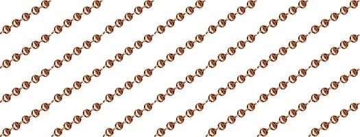 15 feet Pure COPPER BALL CHAIN ~ 3.2mm bead (#6) Plus 10 connectors Made in USA