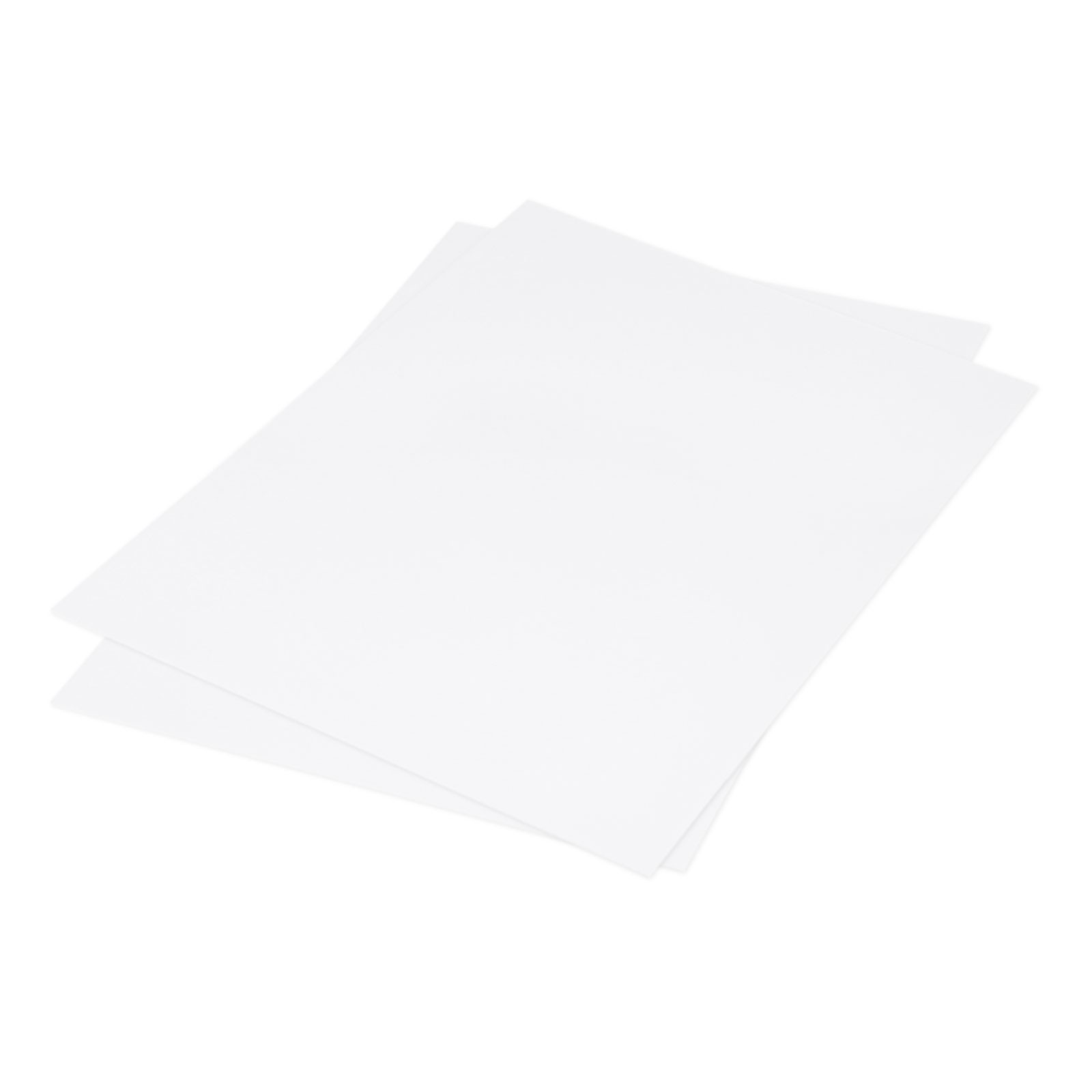 White ABS Plastic Sheet 16x12x0.06inch for Building Model,2pcs