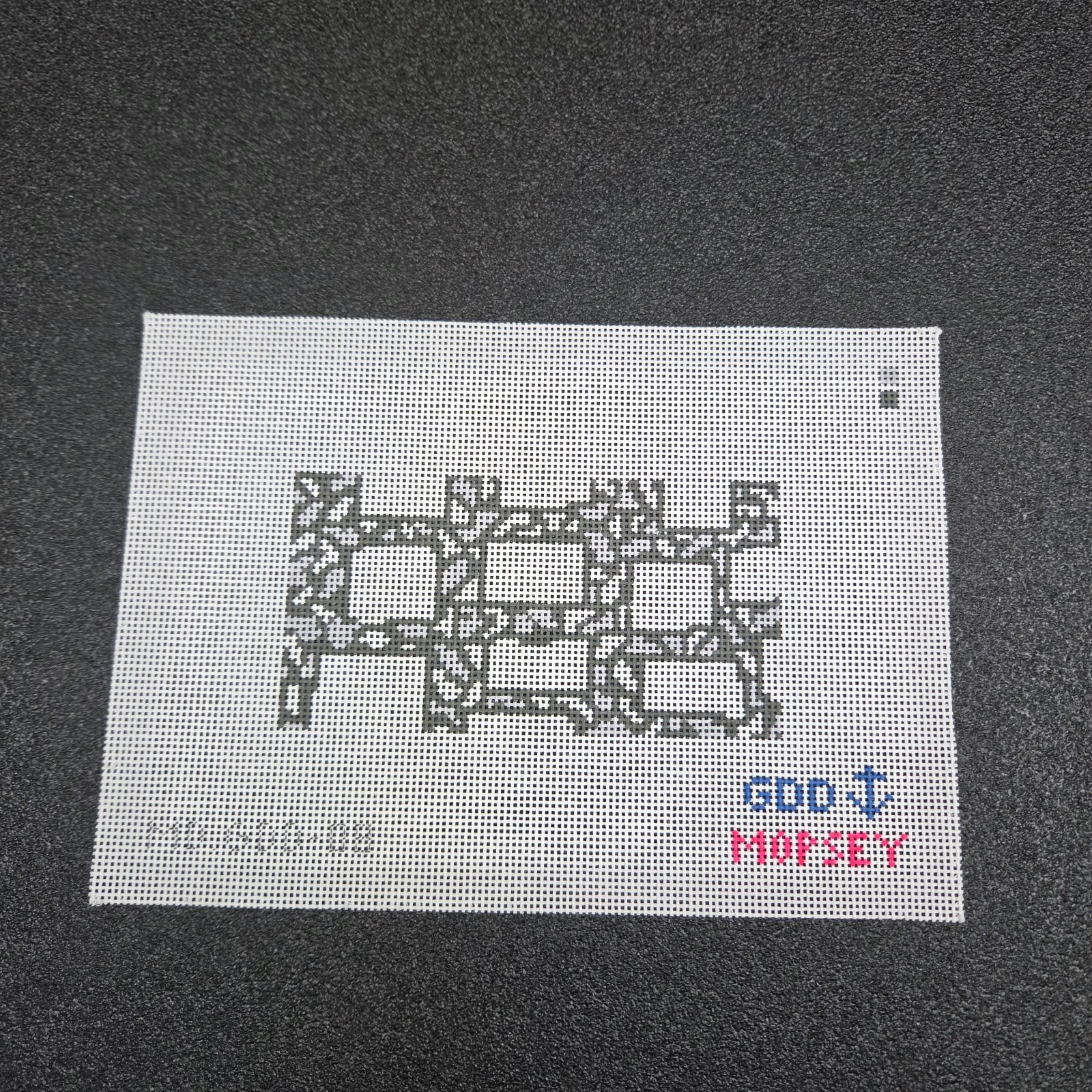New Mopsey Grandy Deb Mosaic Tile Insert Needlepoint Canvas 13 ct MD GDD-08