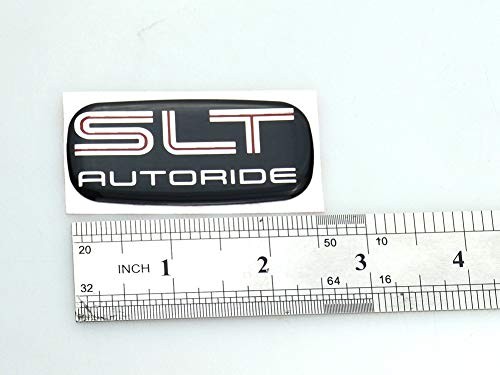 1Pc Exterior Trim Right or Left SLT Autoride Emblem Badge Decal Silver Black