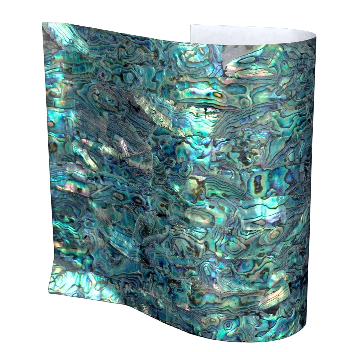 Abalone Shell Veneer Sheet Adhesive Sticker Flexible 9-1/2″x5-1/2″(240x140mm)