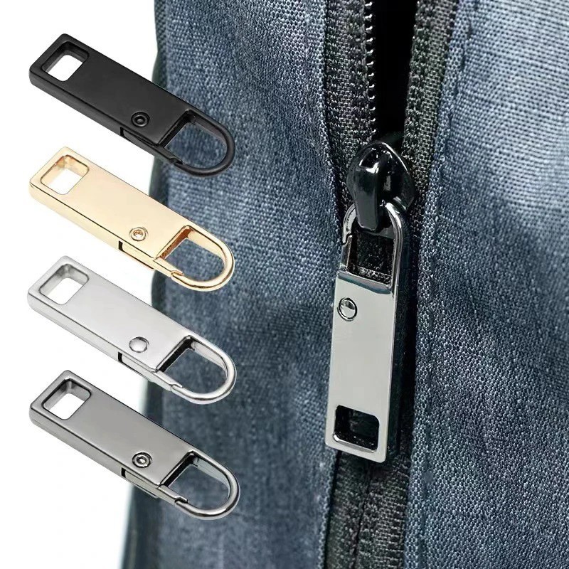 2x Zipper Fixer Repair Pull Tap for Pants, Luggage, Boots, Bags Replacement Tool