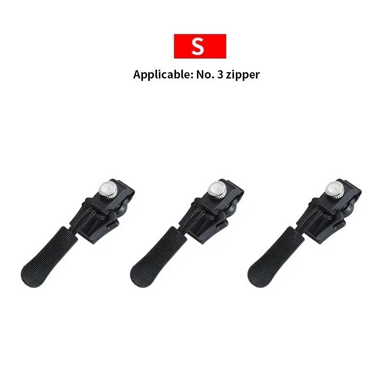 3/6/12 Pack Universal Quick‑Fix Zipper Repair Kit Detachable Slider Replacement