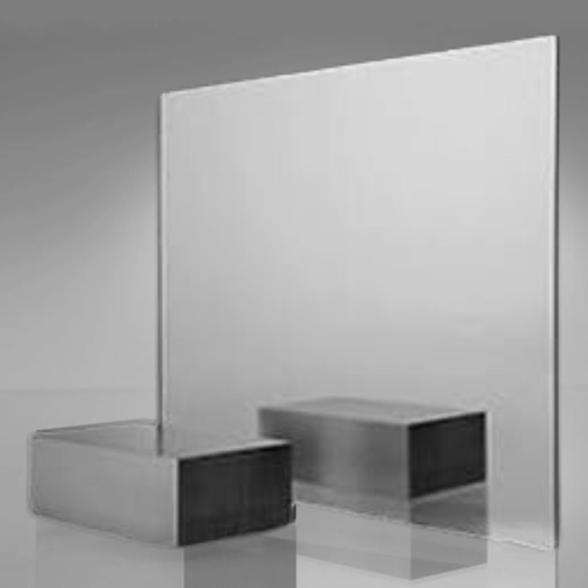 Acrylic Plexiglass Plastic Sheet – 1/8″ Thick – Silver Mirror – Pick Your Size