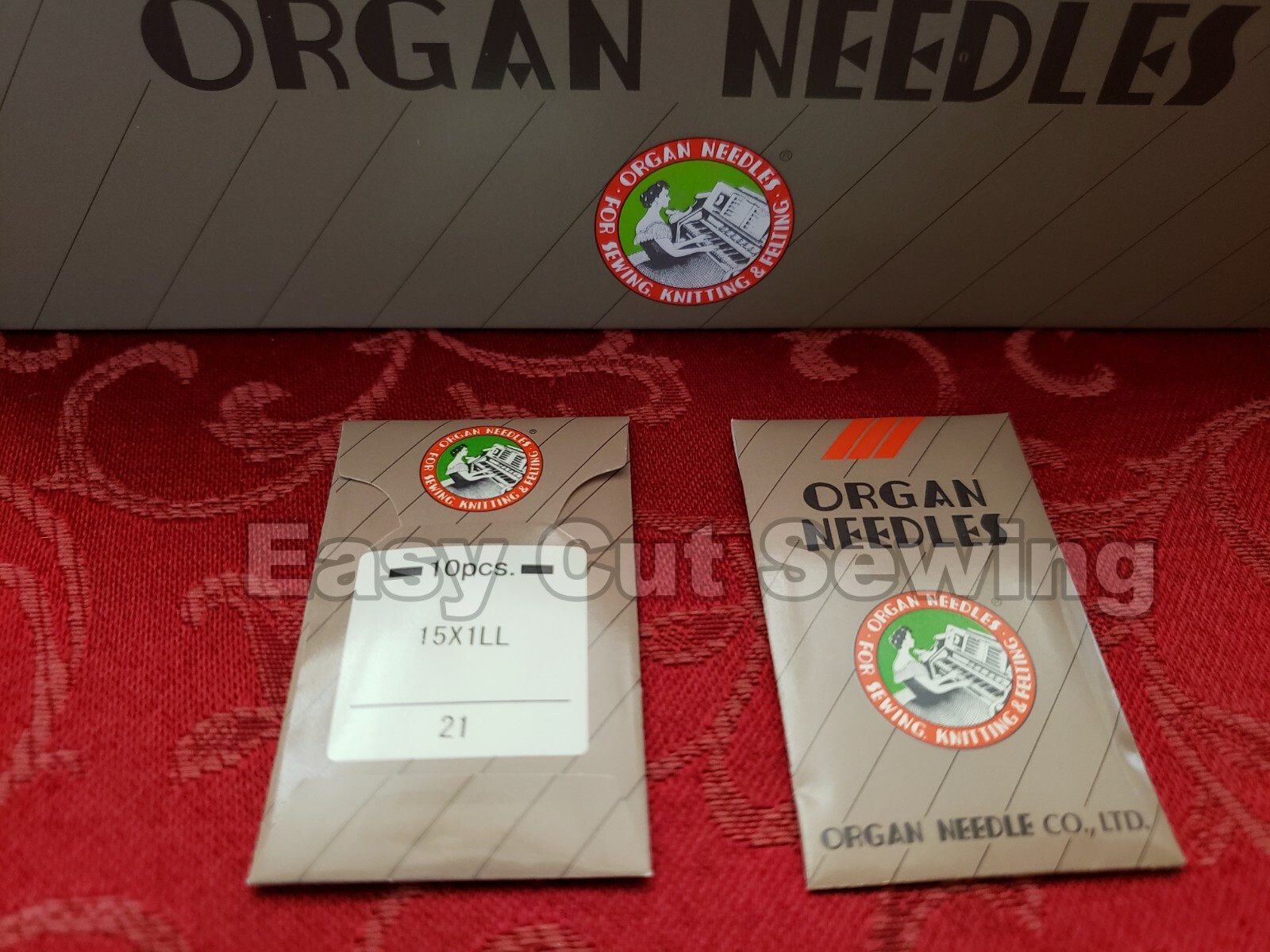 Organ Sewing Machine Needle 15×1 LL LR 130/705 130/21 21 Leather,Vinyl,Sunbrella