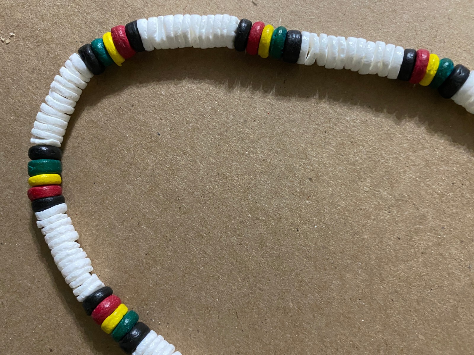 Rasta Puka Clam Shell Necklace All sizes