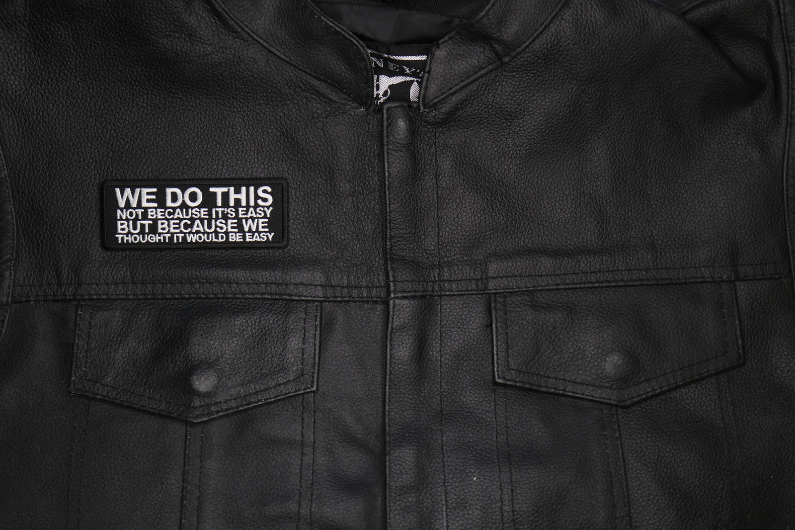 We do this not because it’s easy but because we Patch – 4×1.5 inch – P7846