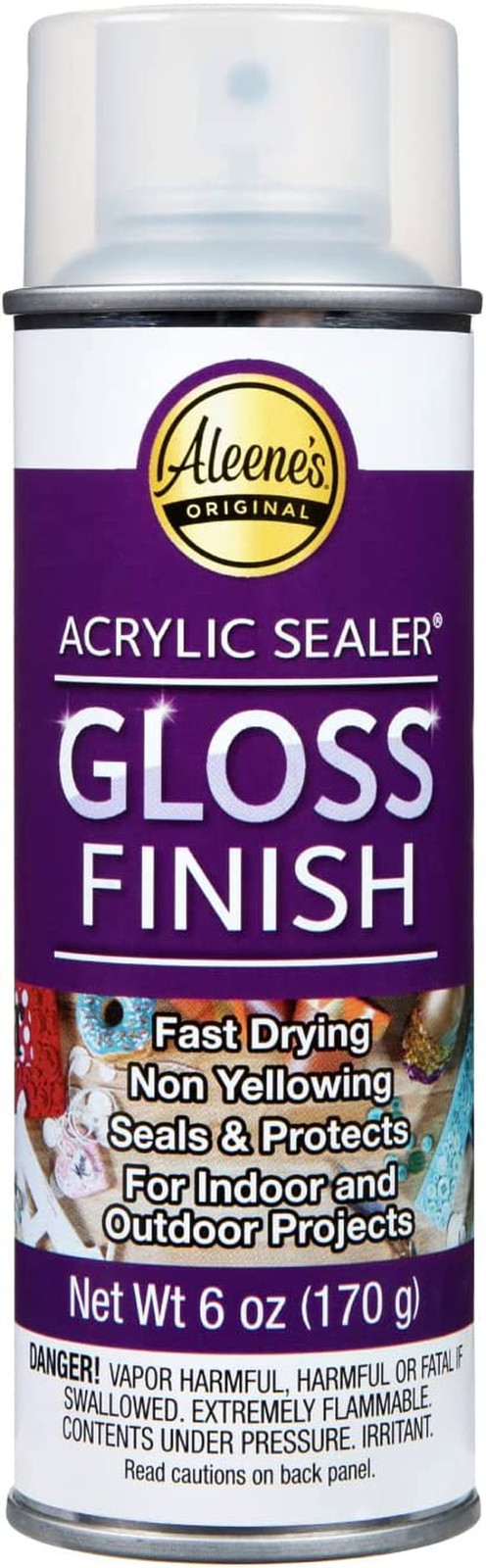 Clear Gloss Acrylic Sealer Spray 6 oz Original Version Protective Finish 26412