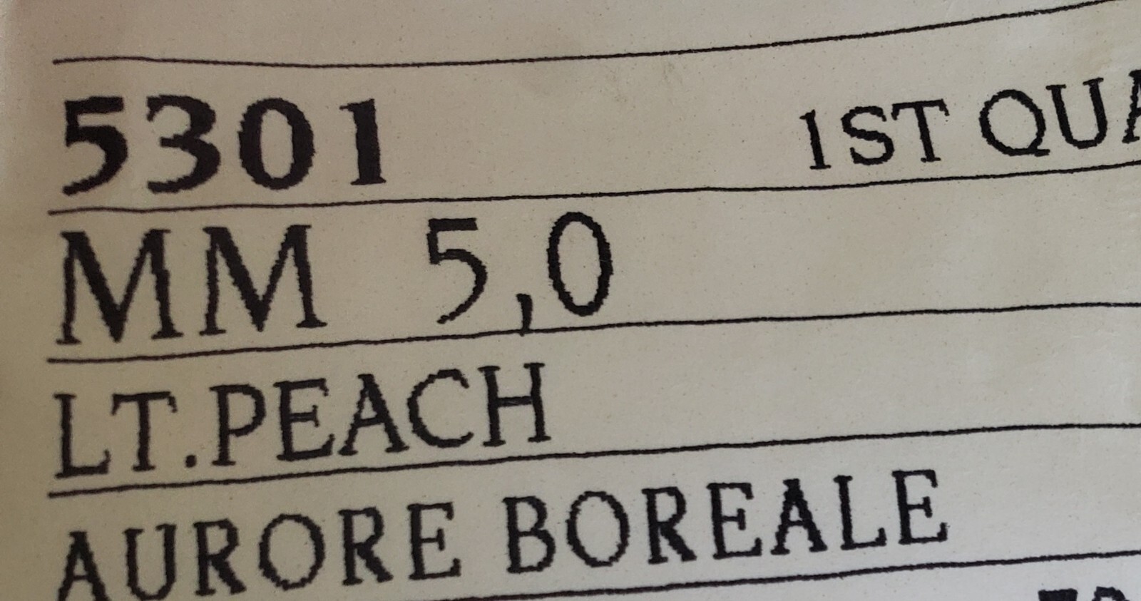 Swarovski 5301 5mm bicone beads, Light Peach AB (24pcs)