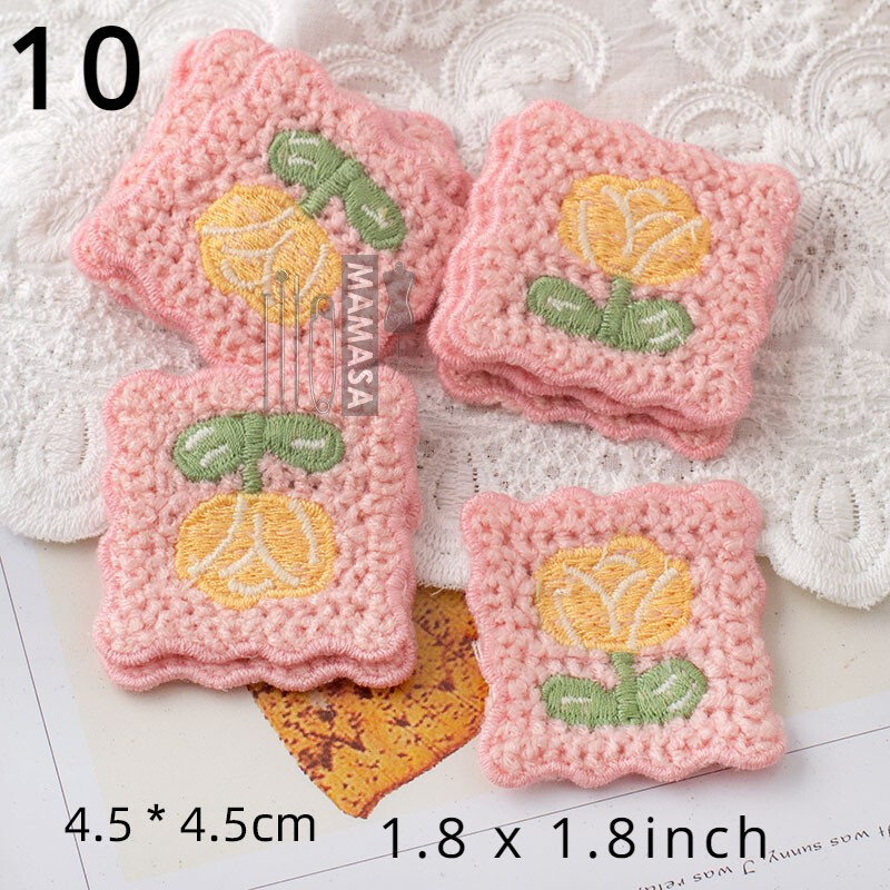 1pcs DIY Cute Embroidery Patches Clothing Bags Appliques Decorative Accessories