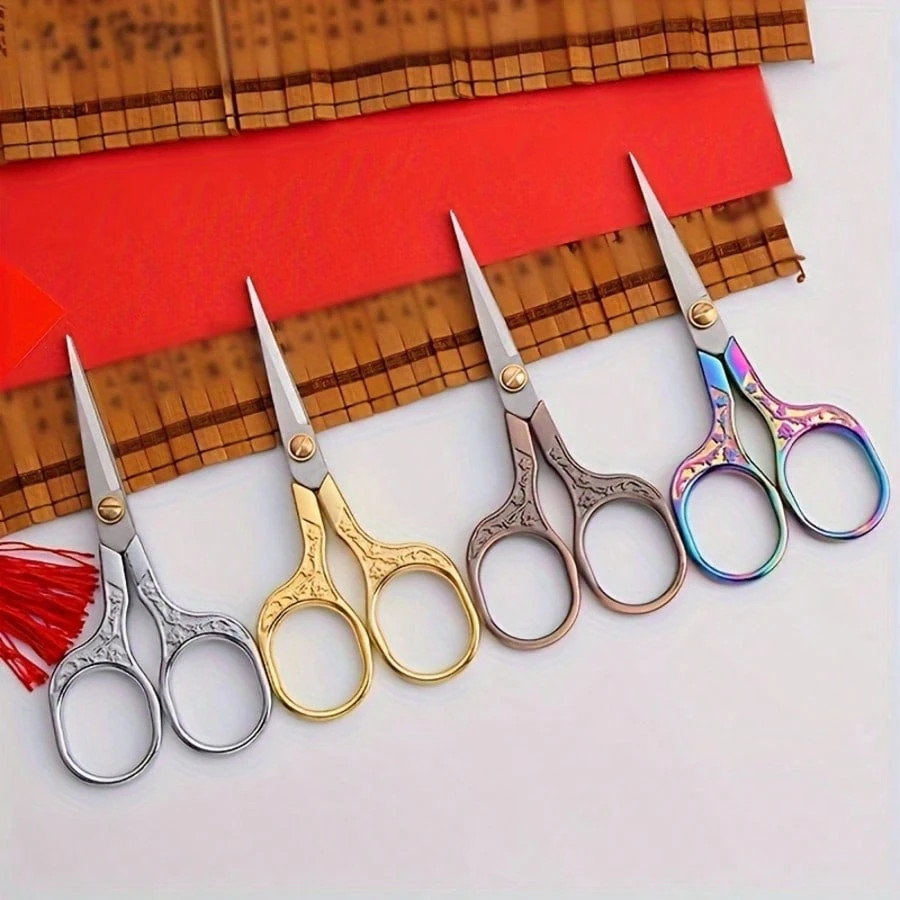 Scissors Elegant Stainless Steel Sharp Durable Scissor for Sewing Craft & Office