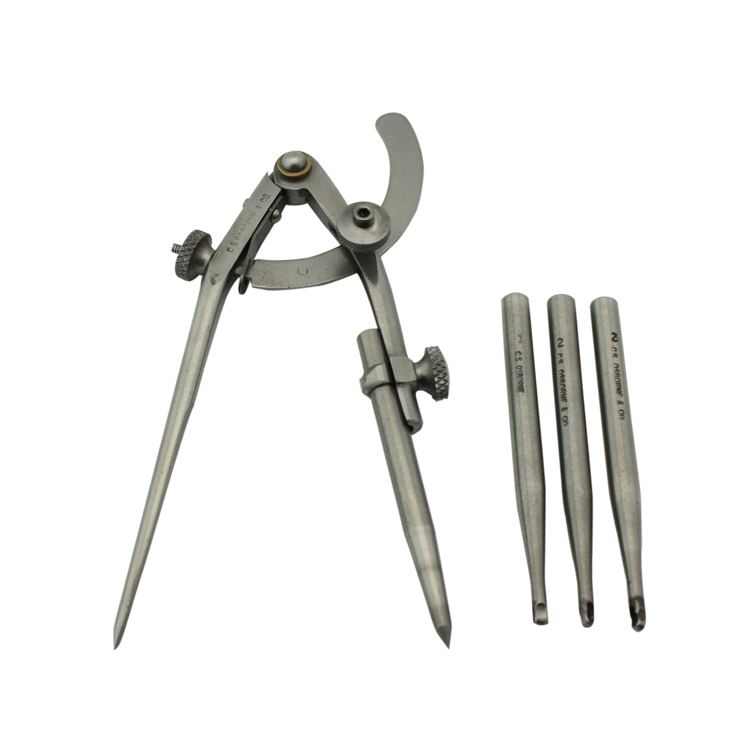 C.S. Osborne Scratch Compass #34 with Three Scrachers