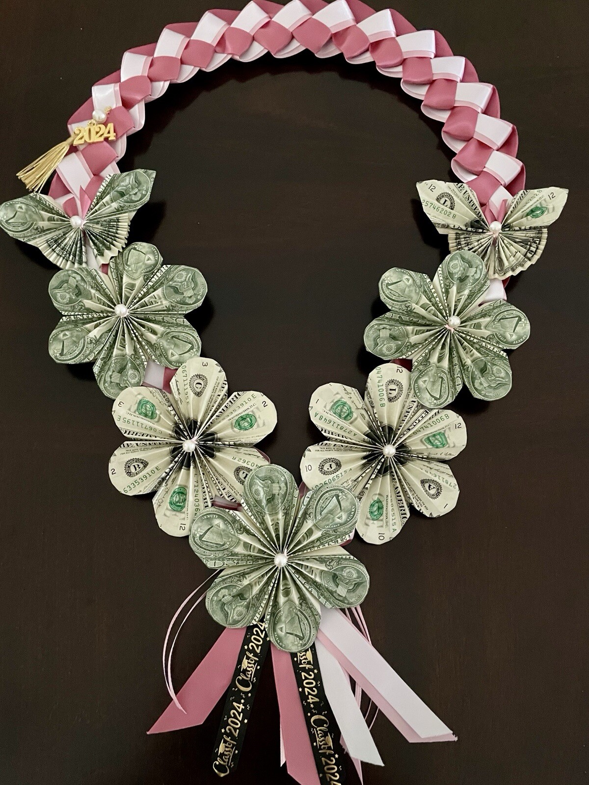 Class Of 2026 PIN AVAILABLE Hawaii Money Lei-Graduation. $19 cash Back value!