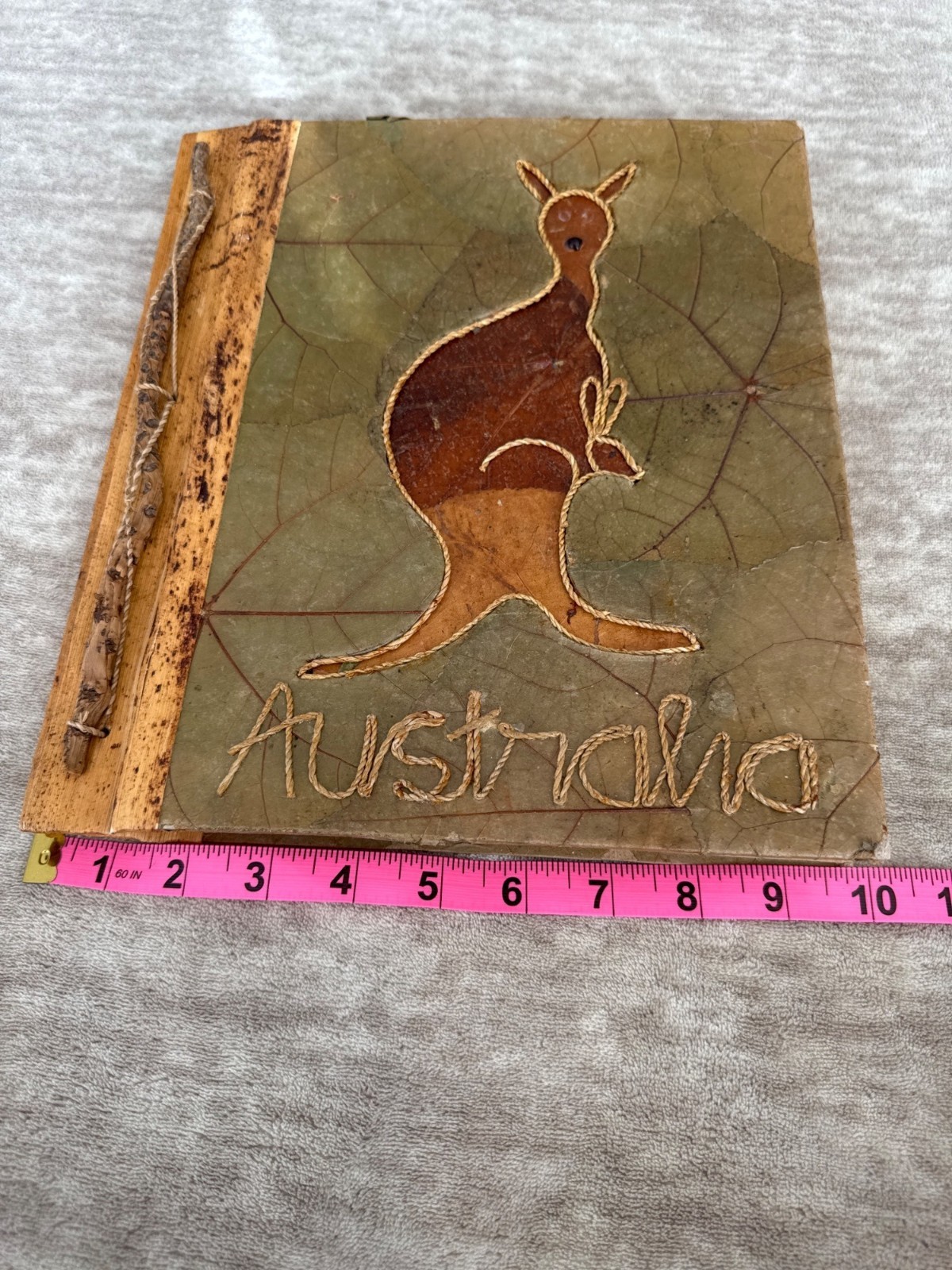 Artisan Made Australia Kangaroo Photo Album Scrapbook New
