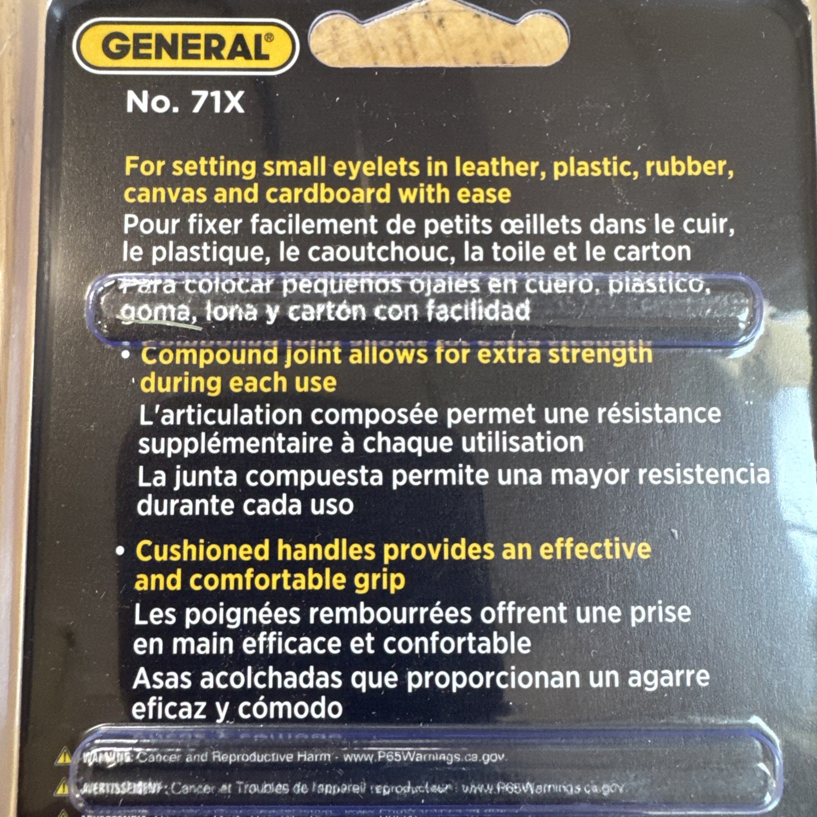 Eyelet Pliers With 100 Eyelets Set – General Tools Model No 71 Volume Discount!
