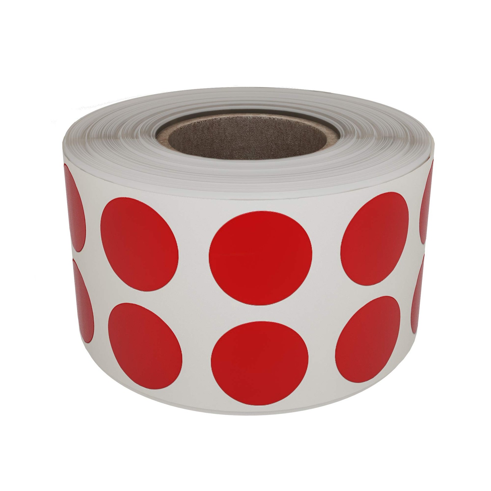 13mm Round Dot Stickers Roll – 1080 Small Circle Labels, Semi-Gloss Paper – C…