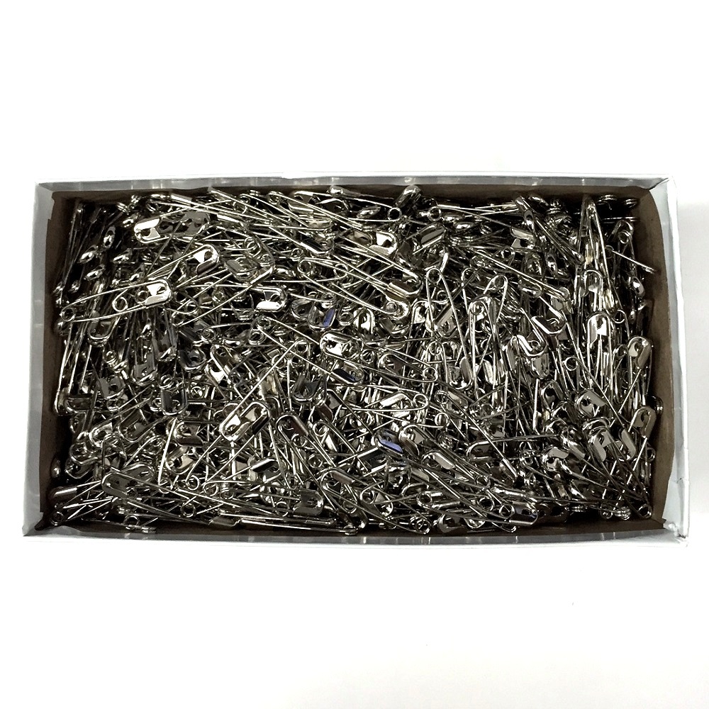 Safety Pins, 10 Gross (1,440 Pins), 2″ Size #3 Closed Safety Pins