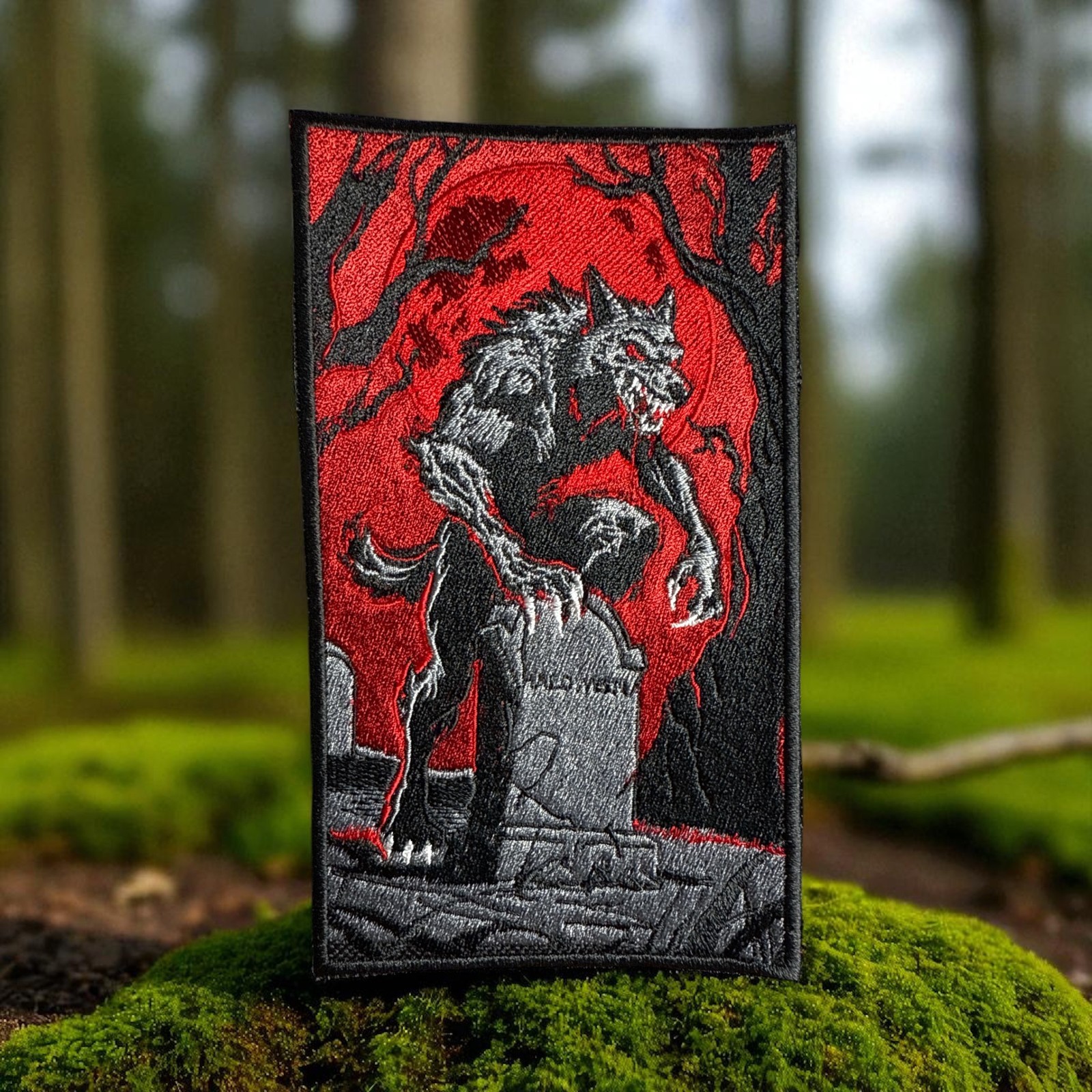 WereWolf Embroidery Patch 5.92″ X 3.45″
