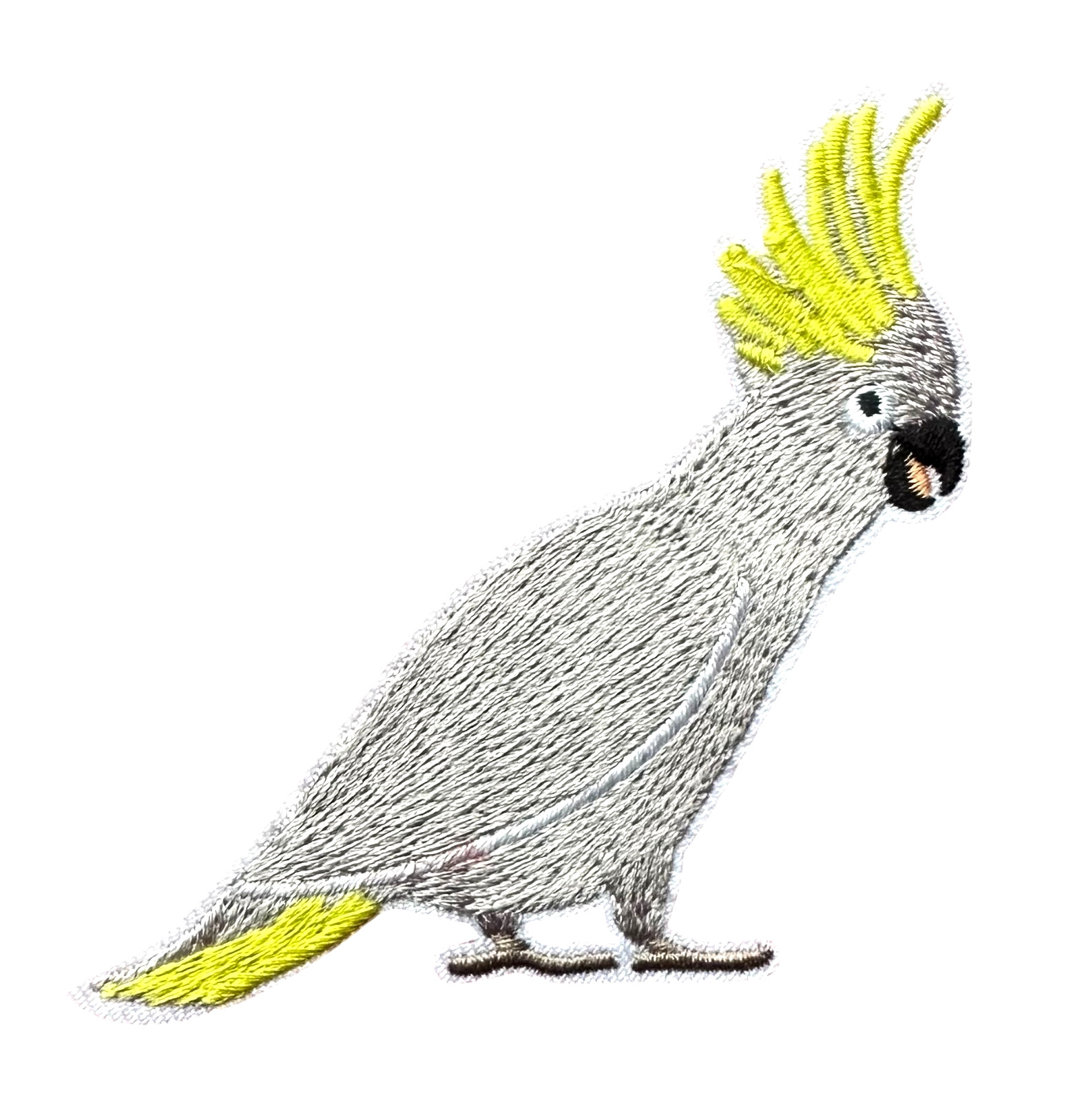 IRON ON BIRD APPLIQUE 4 x 1+3/4 inch FREE SHIPPING