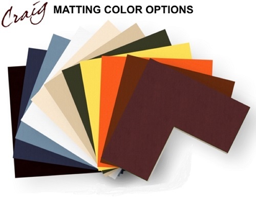 Craig Frames 22×28 Picture Frame Matting, Cream Core, Opening for 18×24 Image