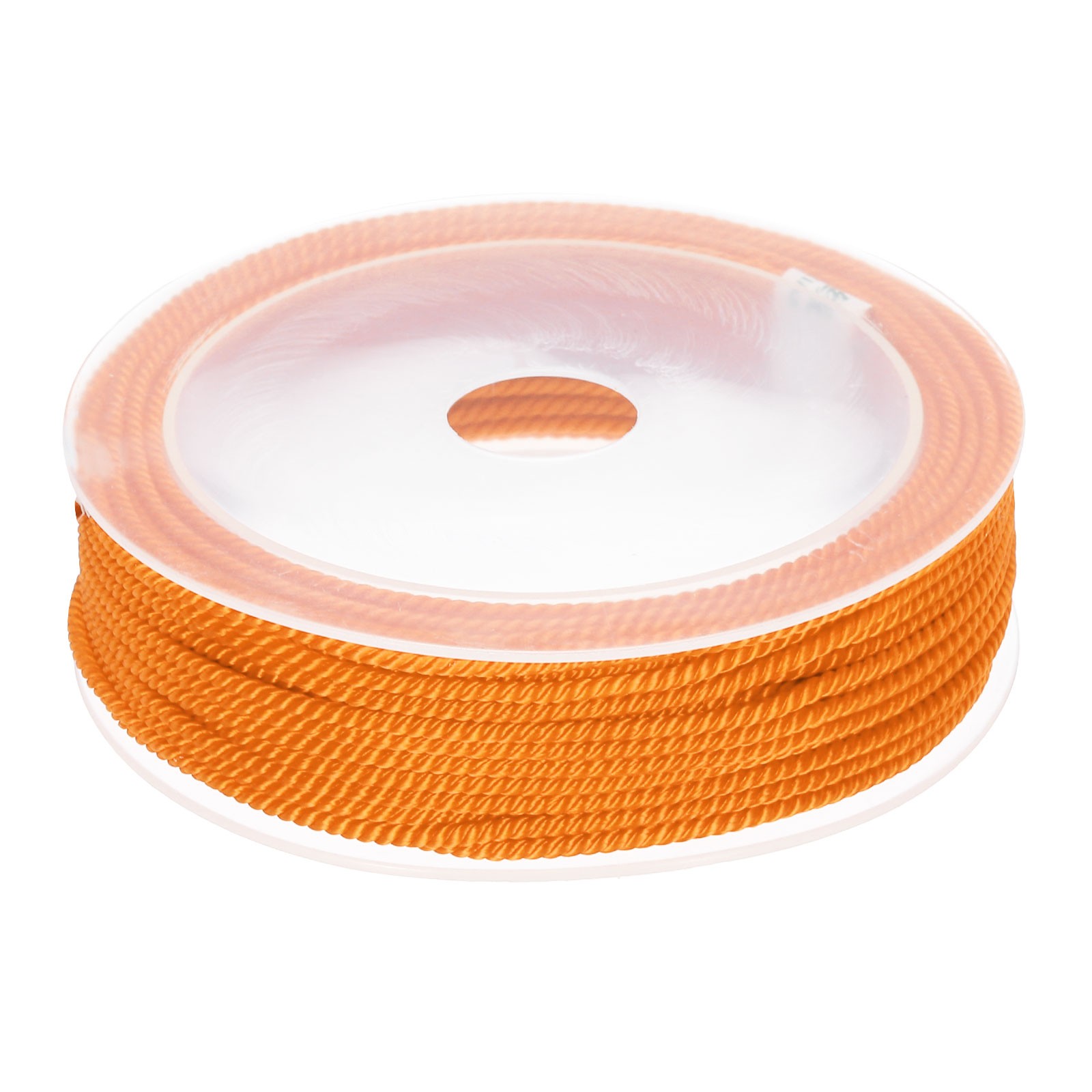 Trim Cord Rope 2mm Nylon Twisted Braid Trim Rope 0.08″ 14 Yards Bright Orange