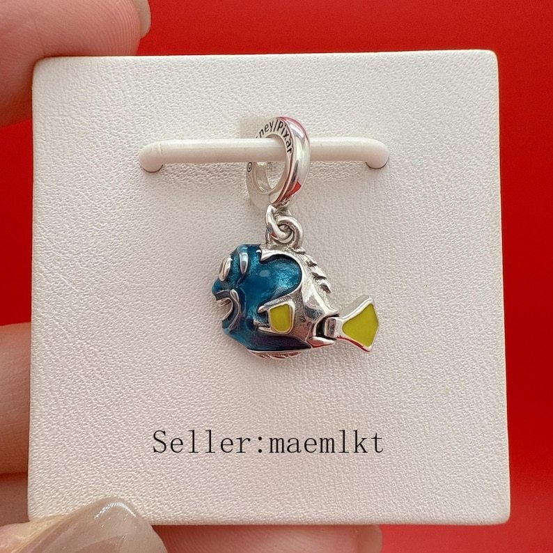 New 925 Sterling Silver Dory Charm,Charm For Bracelet,Silver charm 792025C01