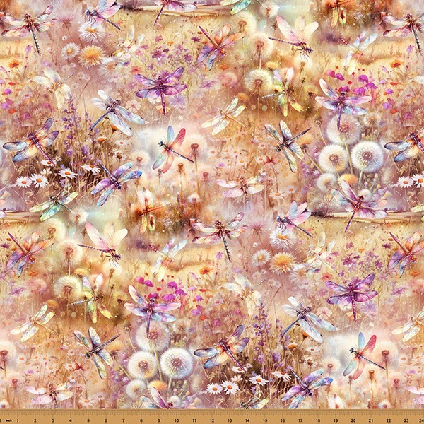 Wings Over Wildflowers By Hoffman Fabrics – Autumn Meadows #X5701-66