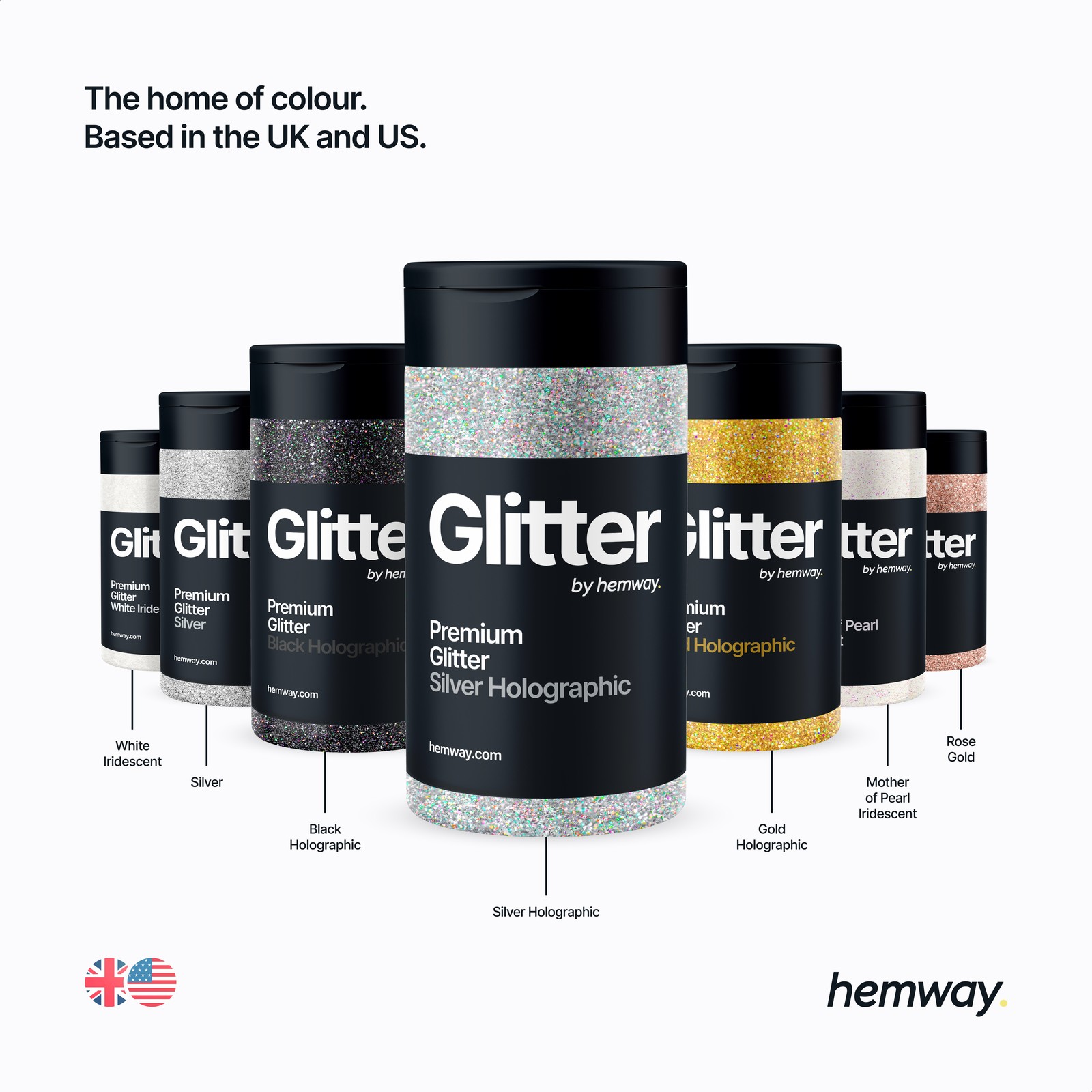 Hemway Glitter Shaker – Extra Chunky 115g/4.1oz Glitter for Arts & Crafts