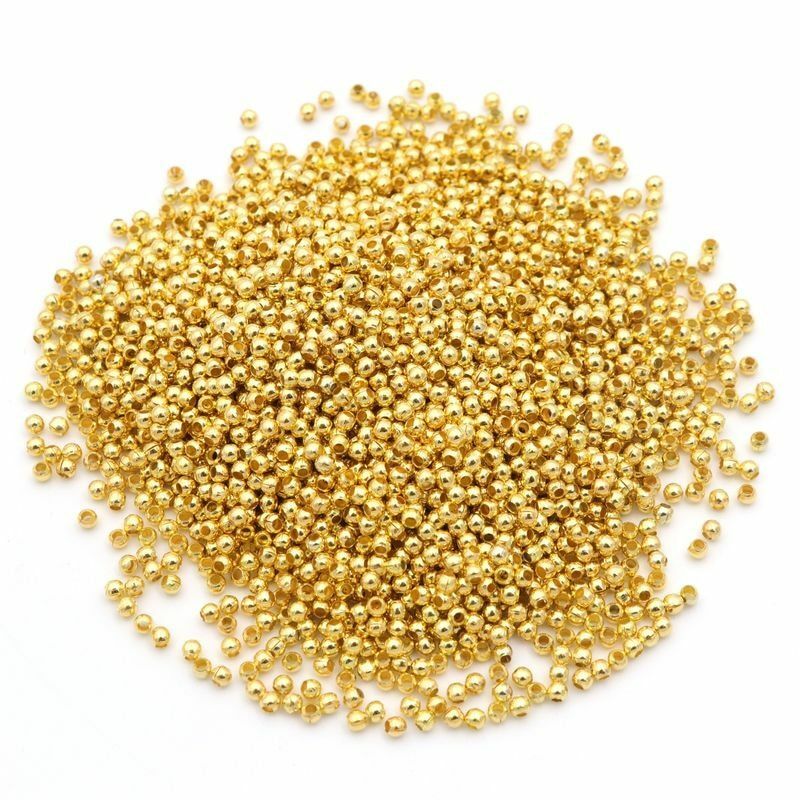 1000 Tibetan Gold Loose Spacer Bracelet Charms Necklace Beads DIY Jewelry Making