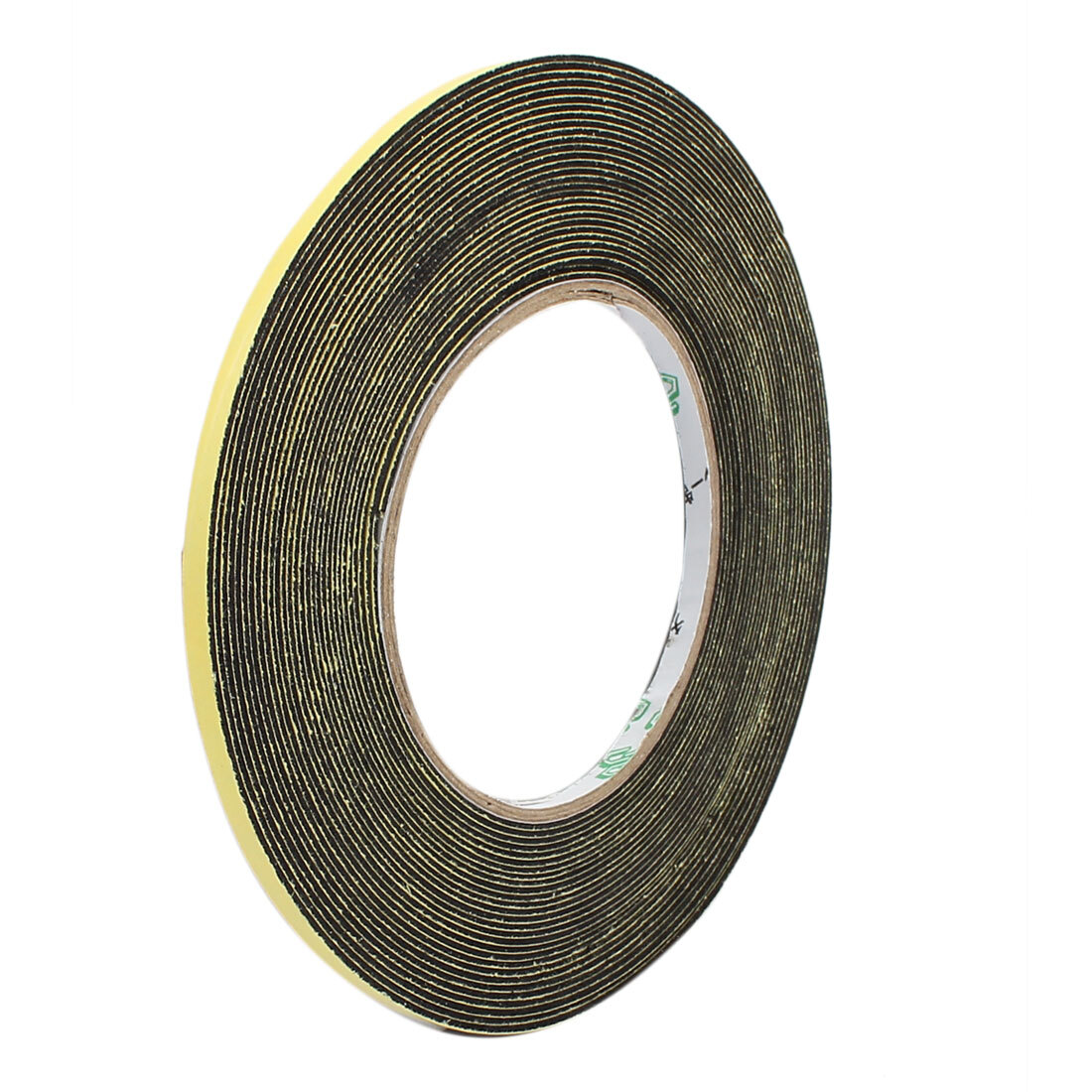 Sponge Foam Tape 5mm Width 1mm Thickness Single Side Black 10 Meter