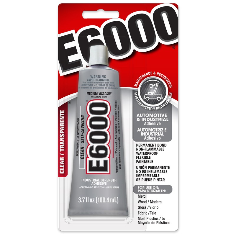 E6000 Clear High Strength Non Flammable Automotive and Industrial Adhesive Gel 3