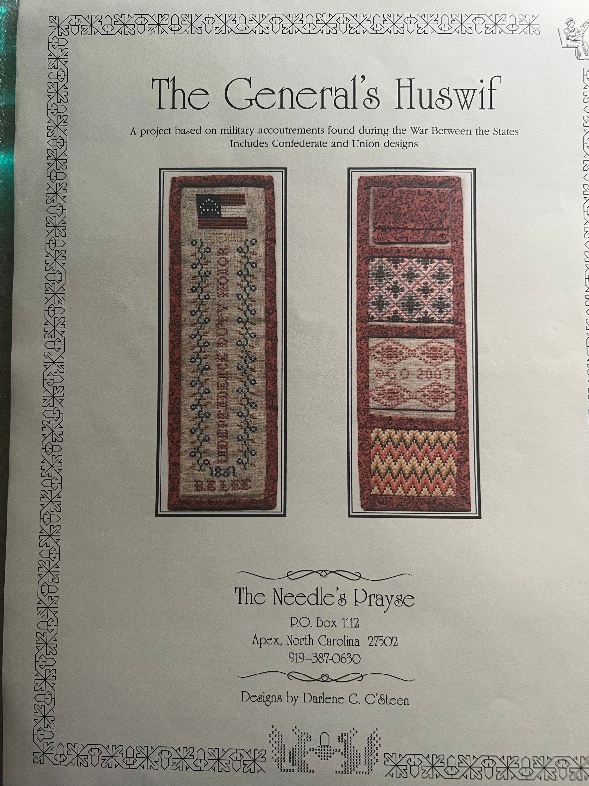 The Needle’s Prayse- The General’s Huswife chart