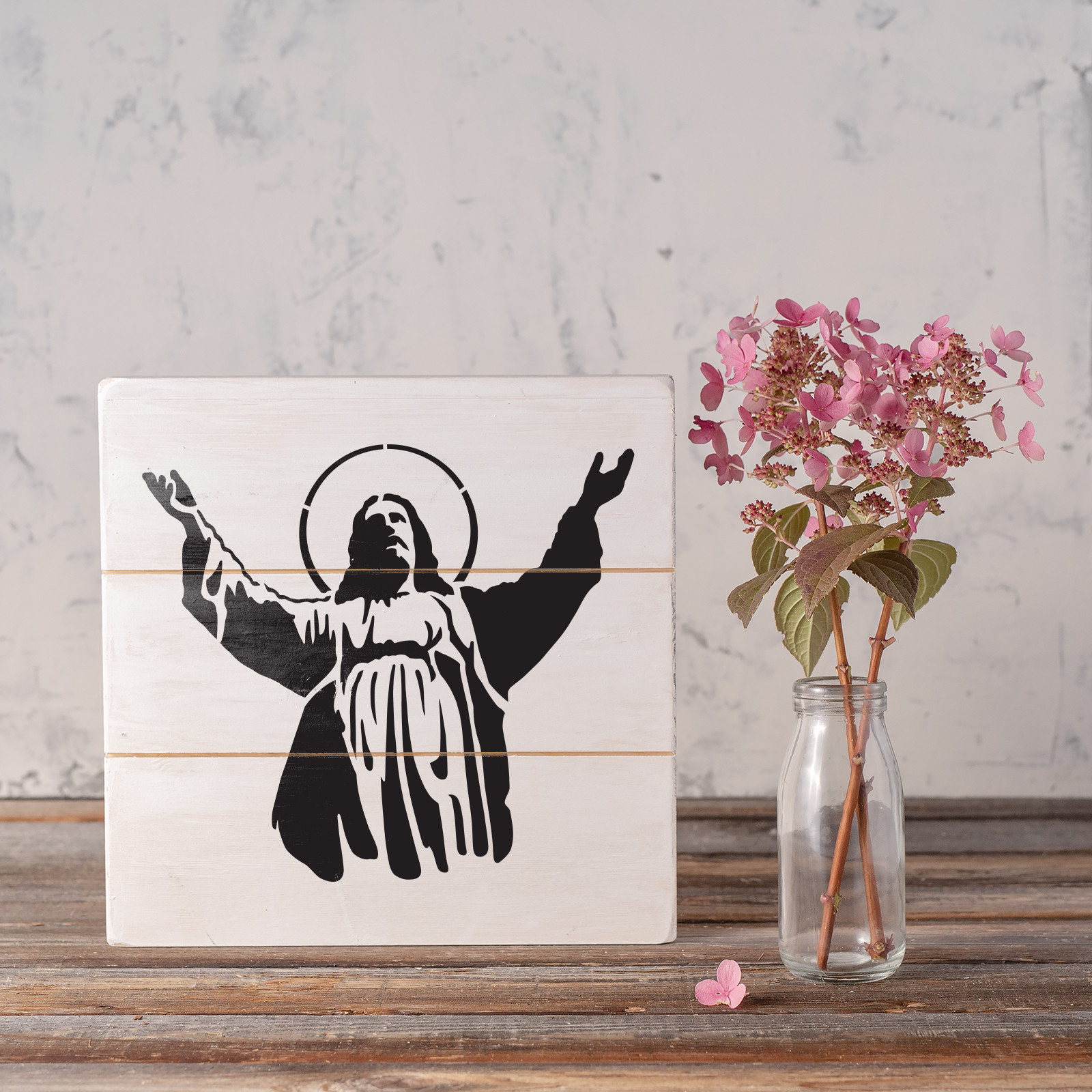 Jesus Stencil – Durable & Reusable Mylar Stencils