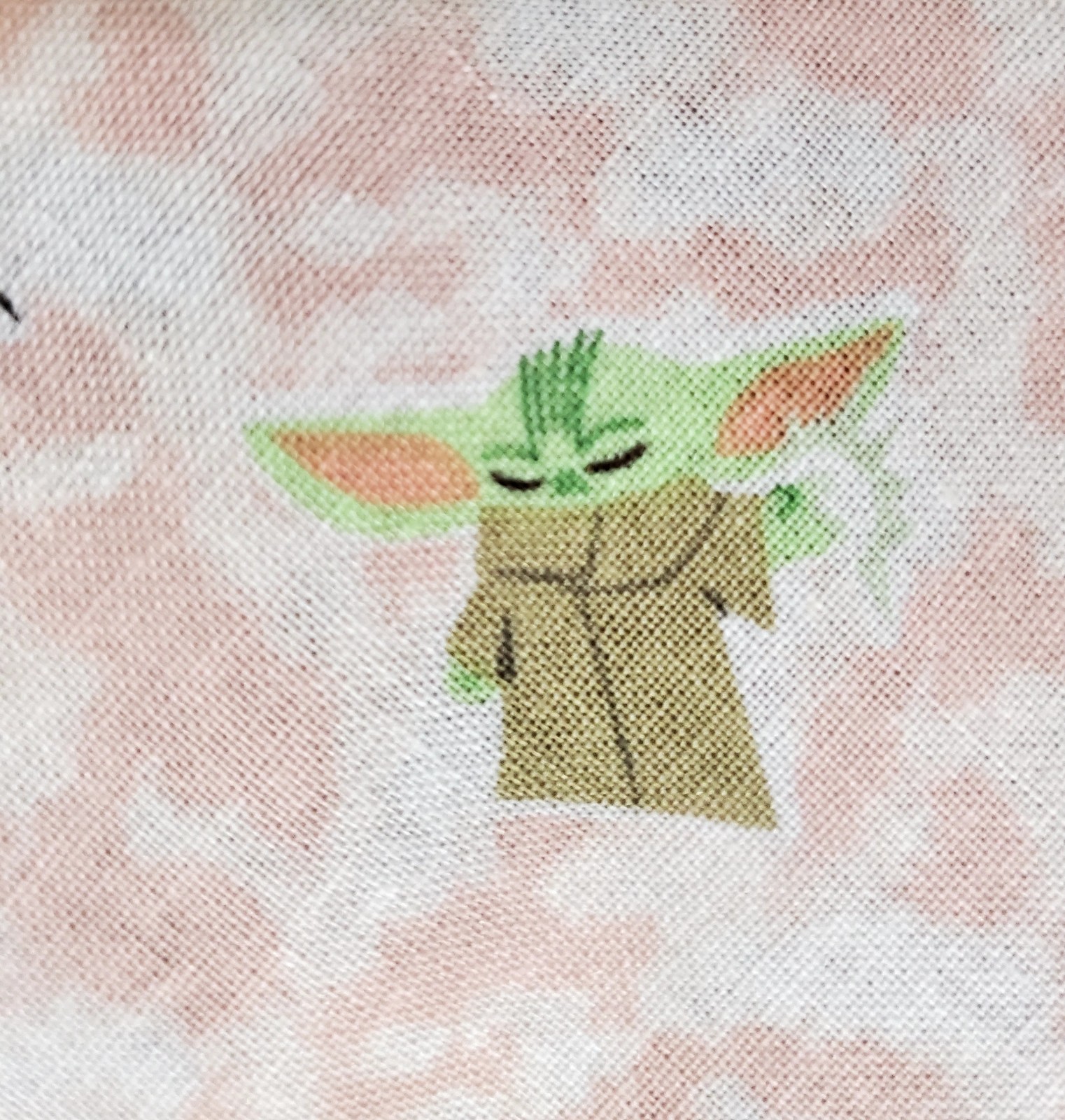 4.3 Yds Disney Star Wars Mandalorian Fabric Bundle Camelot Grogu Chibi Rare
