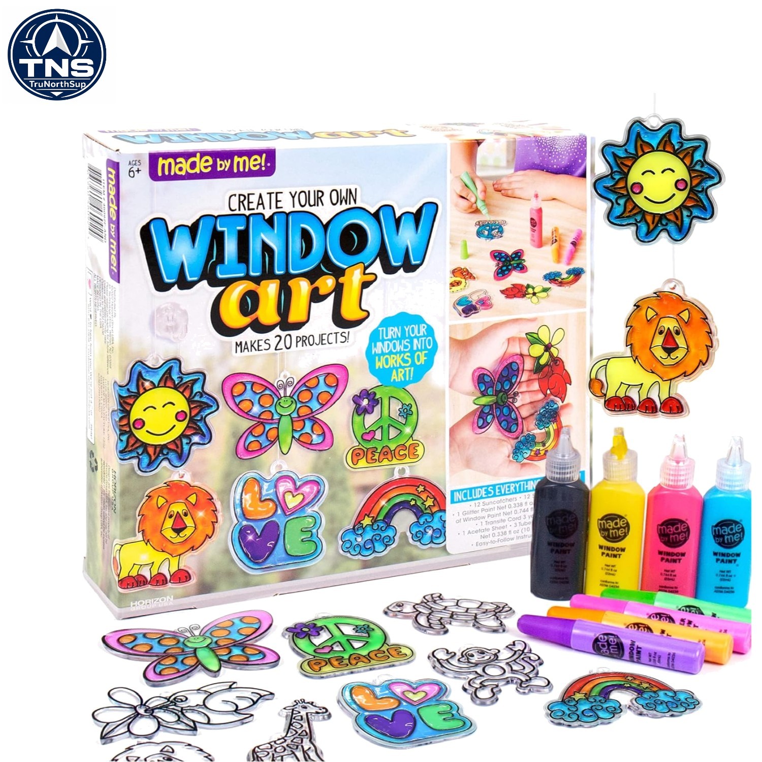 Create Your Own Window Art Kids Craft Kit Suncatchers Window Clings Toddler Arts